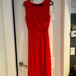 Long Tall Sally Red Midi Dress